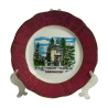 Decorative plate red