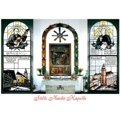 Postkarte Altar - Fenster